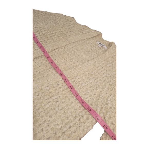 BB‎ Dakota Womens Cardigan Sweater Open Front Knit Beige Small S - Picture 6 of 6